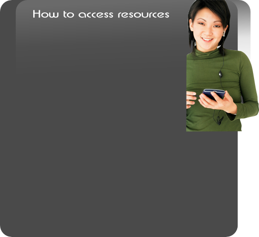 How to access resources
